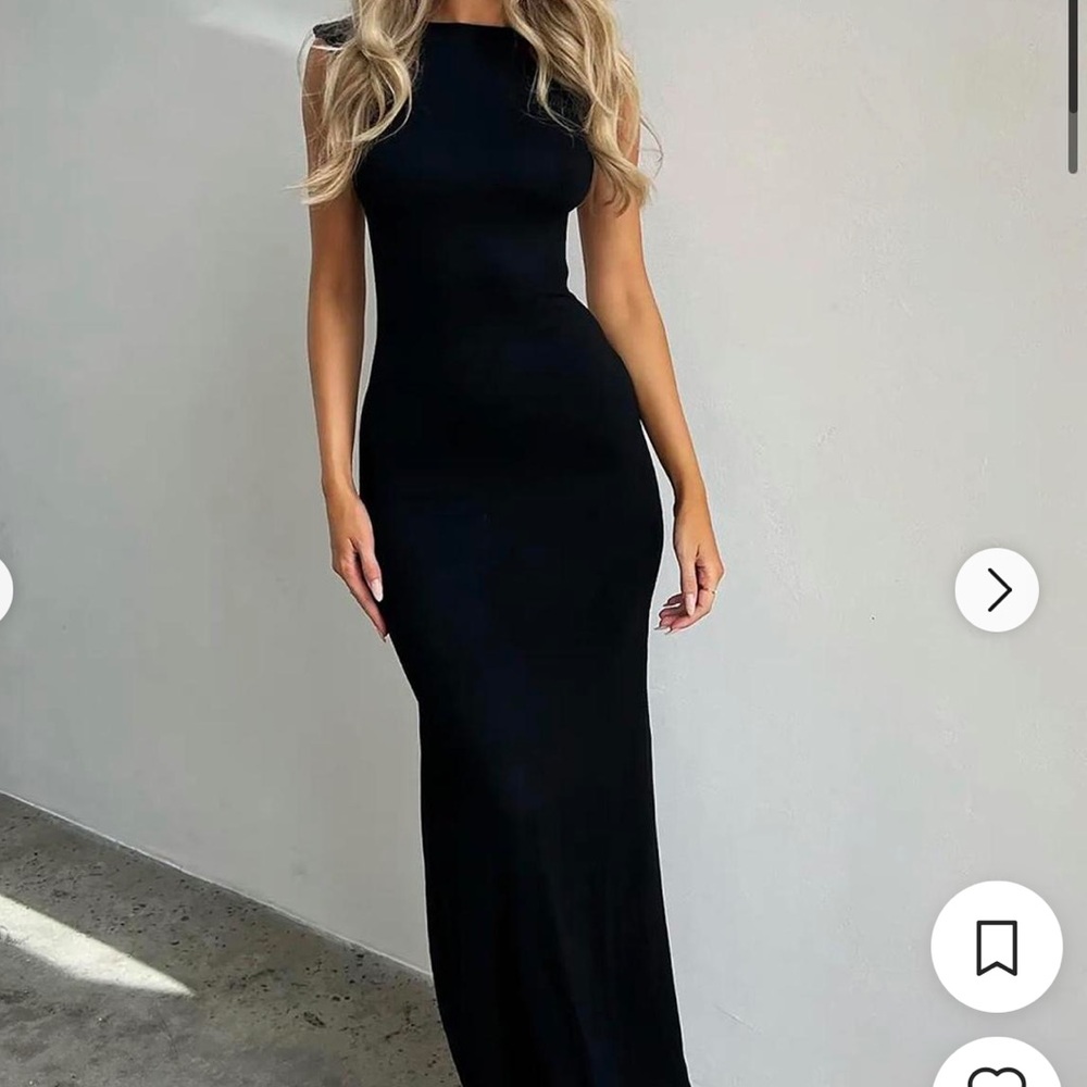Tiger Mist CHRISTY MAXI DRESS - BLACK